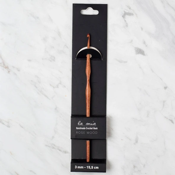 La Mia Rosewood 3 mm 15.5 cm Ahşap Yün Tığ ürün görseli 1