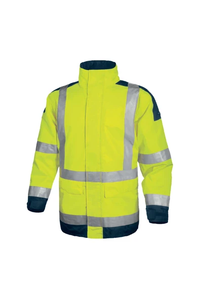 Delta Plus EASYVIEW Reflektörlü Su Geçirmez Parka Sarı ürün görseli