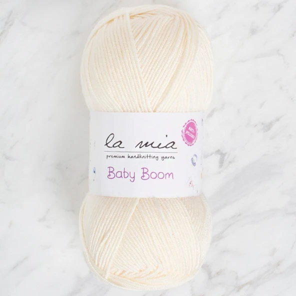 La Mia Baby Boom Krem El Örgü İpi - 25 - 34107 ürün görseli 1