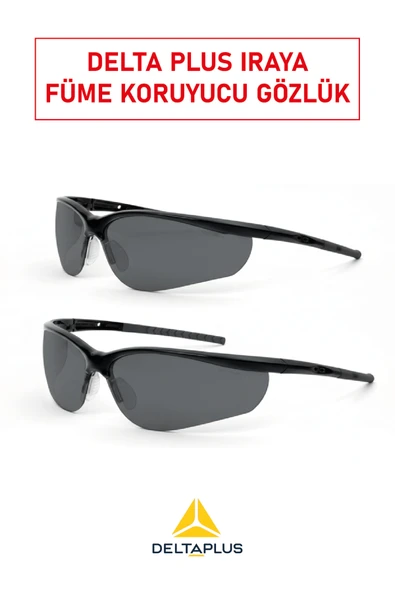 Delta Plus Iraya Füme Koruyucu İş Gözlüğü | UV400 Korumalı, Darbe Dayanıklı ve Ergonomik Tasarım - Resim 2