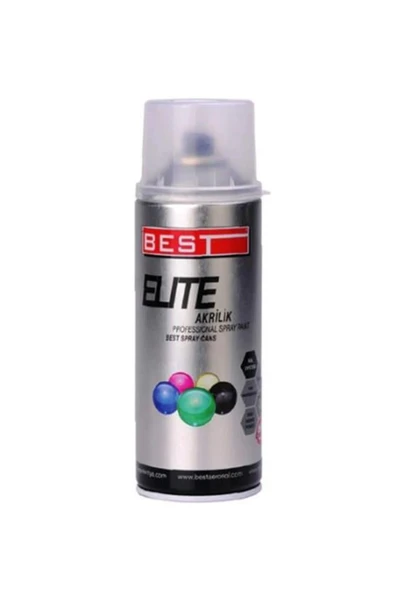 Best Elite Akrilik Sprey Boya Büyük Boy 400 Ml 1 Adet-1023 Trafik Sarı ürün görseli 1