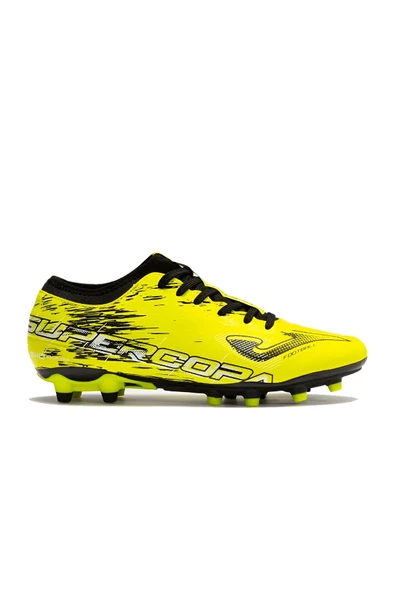 JOMA SUPERCOPA 2309 LEMON FLUOR BLACK FIRM GROUND Krampon ve Halı Saha Ayakkabısı ürün görseli 1