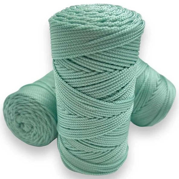 Makrome İpi 3mm Polyester Mint ürün görseli 1