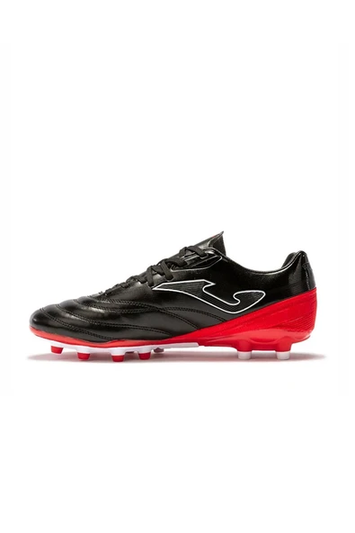 JOMA NUMERO-10 2241 BLACK RED FIRM GROUND Krampon ve Halı Saha Ayakkabısı - Resim 2