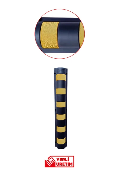 Evelux 12295 UB R Otopark Kolon Köşe Koruyucu | Reflektif Kauçuk Koruma Bandı ürün görseli