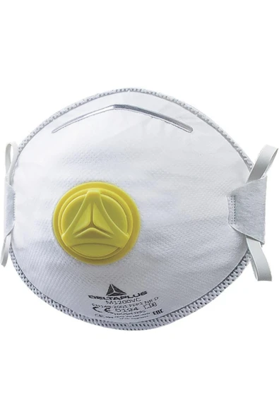 Delta Plus M1200vc_ Valfli Ffp2 Kalıplı Tek Kul. 10'lu Yarım Maske Kutusu ürün görseli 1