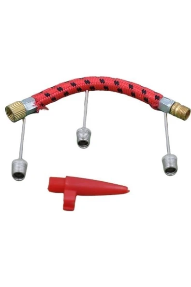 BUFFER® Pompa İğne Başlık Seti Top Bisiklet Lastiği Şişirme İğneleri - 3