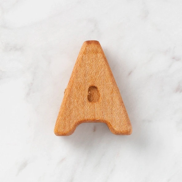 Hobi Baby Organik Ahşap Harf - A ürün görseli 1