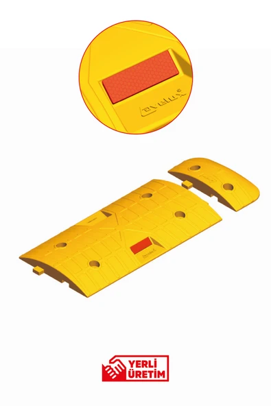 Evelux PPC Mercekli Yol Kasisi 12120 YK – 12121 YK K | Reflektörlü Hız Kesici Trafik Kasisi ürün görseli 1