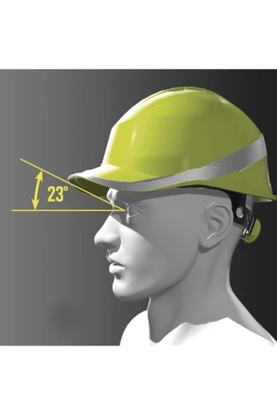 Delta Plus Baseball Diamond 6 Havalandırmalı Işçi Bareti Beyaz - Resim 2