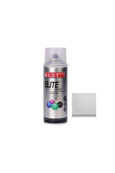 Best Elıte Sprey Boya 400 ml  Ral 9006 Metal Gri ürün görseli
