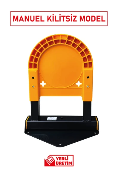 Evelux 22210 UB ST Kilitli Otopark Bariyeri | Katlanabilir Metal Park Bariyeri - Resim 3