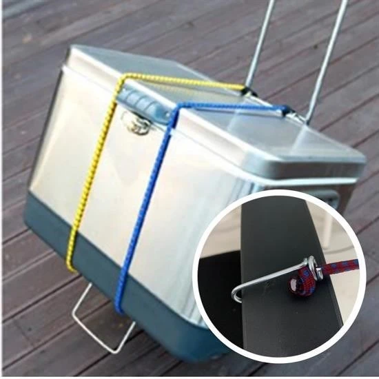 BUFFER® Bisiklet Araba Motosiklet Kancalı Bagaj Gergi Lastiği Sabitleme - 5