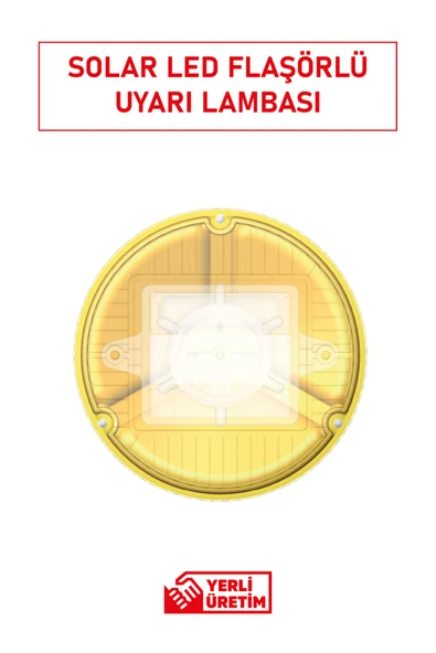 Evelux Solar Ledli Flaşör Lamba - Resim 2