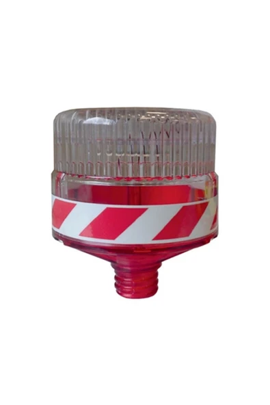 işgem safety Solar Flaşörlü Uyarı Lambası (kırmızı) ürün görseli 1
