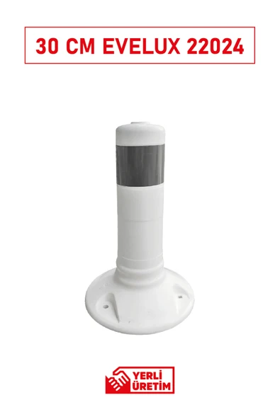 Evelux 22024 TPE S Şerit Ayırıcı Esnek Delinatör 30 cm | Kompakt Boyutlu Trafik Yönlendirme Butonu - Resim 2