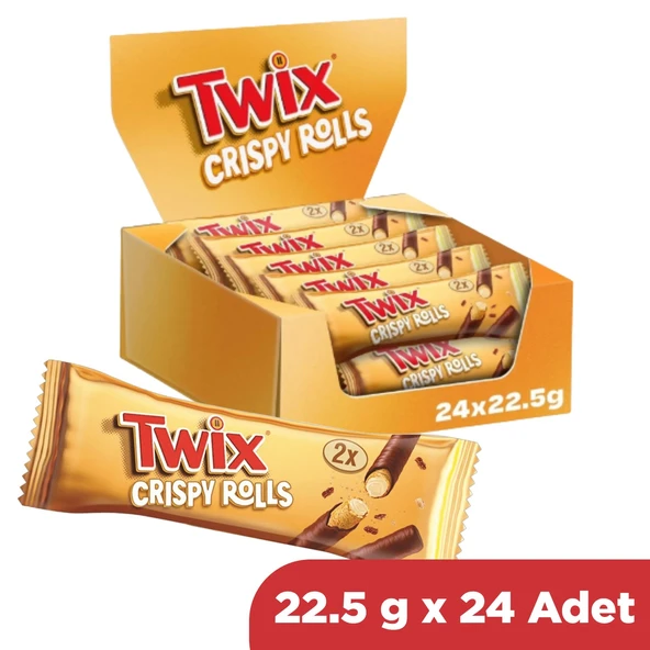 Twix Crispy Rolls 22.5 Gr x 24 Adet ürün görseli 1
