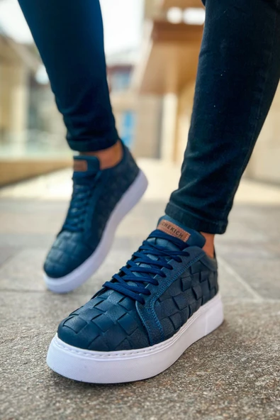 CH209 - OBT Vimini Erkek Ayakkabı LACIVERT - Resim 3