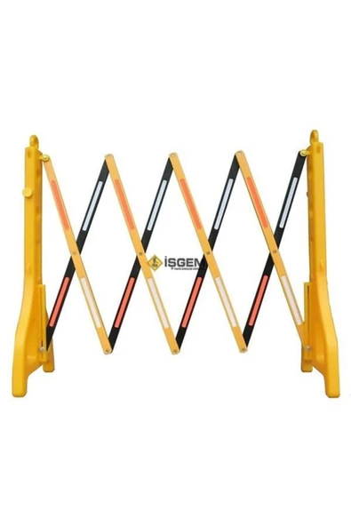 Evelux Plastik Akordiyon Bariyersarı Katlanır Açılır Bariyer ürün görseli 1