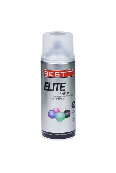 Best Elite Derin Siyah 9005 Akrilik Hızlı Kuruyan Profesyonel Sprey Boya 400 Ml - Resim 2