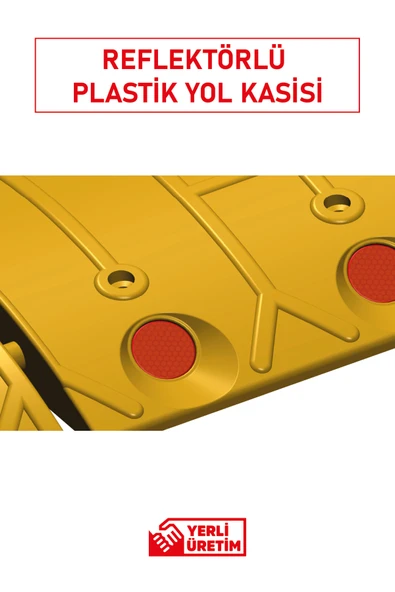 Evelux PPC Mercekli Yol Kasisi 12102 YK – 12103 YK K (Kapaklı) | Reflektörlü Hız Trafik Kasisi - Resim 3