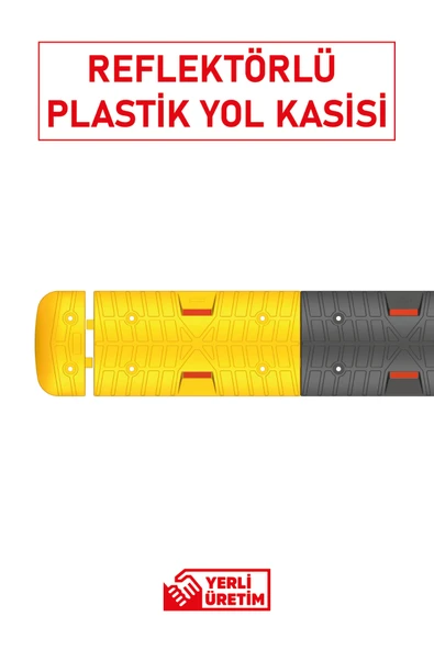 Evelux PPC Mercekli Yol Kasisi 12120 YK – 12121 YK K | Reflektörlü Hız Kesici Trafik Kasisi - Resim 2