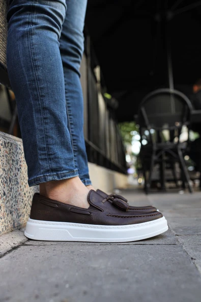 CH127 - CBT Loafer-X Erkek Ayakkabı KAHVE - Resim 4
