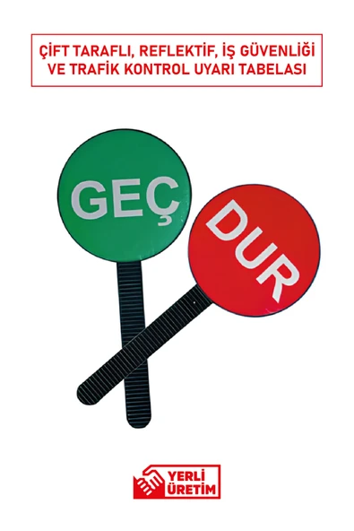 Essafe GE 6050 El Tipi Dur – Geç Levhası | Plastik Gövde, Çift Taraflı ve Dayanıklı İş Güvenliği Tabelası - Resim 2