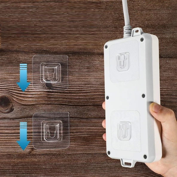 Geçmeli Klips Eşya Sabitleme Askısı 5 Set - 2