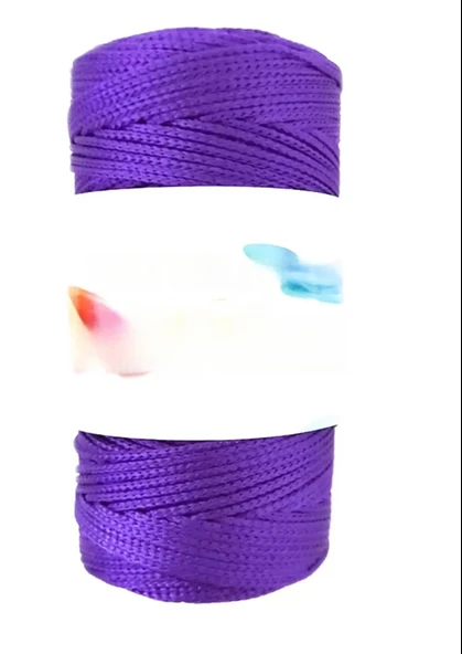Makrome İpi 3mm Polyester Mor ürün görseli 1