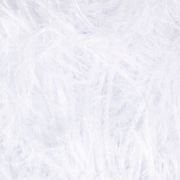 Loren Furry Beyaz El Örgü İpi - RF118 - 34067 - Resim 2