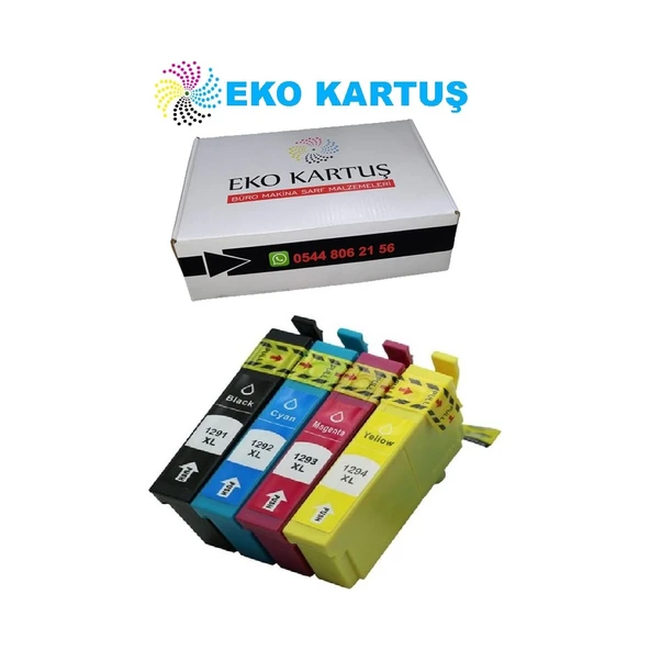 Epson Stylus Office BX-305F (T1291-T1292-T1293-T1294) Set Muadil Kartuş ürün görseli