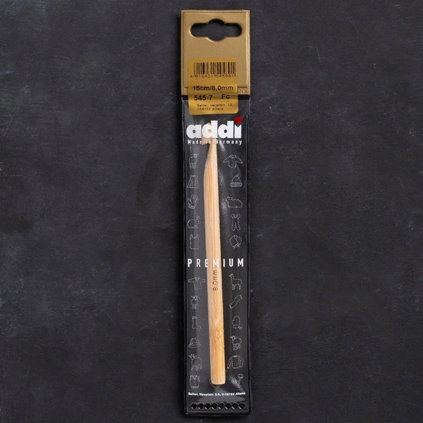 Addi Bambus 8mm 15cm Bambu Yün Tığ - 545-7 ürün görseli 1