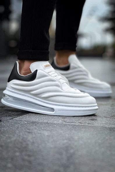 CH299 - GBT Sollıevo Erkek Ayakkabı BEYAZ/SIYAH - Resim 3