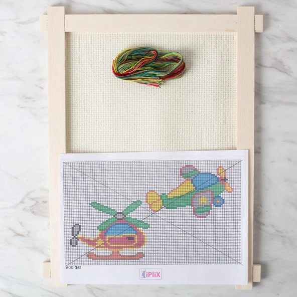 Loren Etamin İşleme Panosu Kiti Uçak - Kod:242 ürün görseli 1