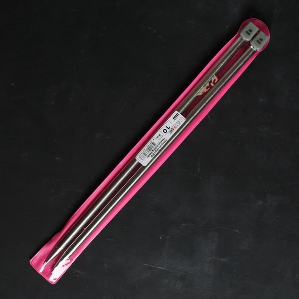 Loren Crafts 10 mm 35 cm Titanyum Örgü Şişi - Resim 2