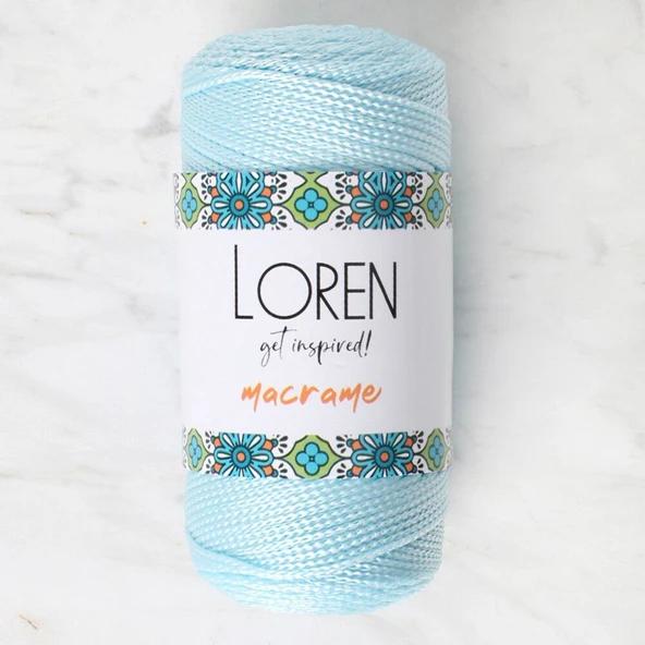 Loren Macrame Bebe Mavi El Örgü İpi - RM 0221 - 34354 ürün görseli 1