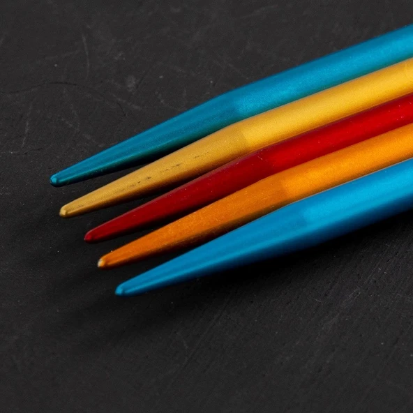 Addi Colibri 4mm 20cm Renkli Çorap Şişi - 204-7 - Resim 3