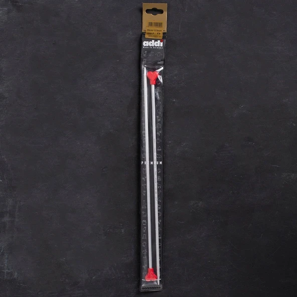 Addi Kalpli 5mm 35cm Klasik Alüminyum Örgü Şişi - ürün görseli 1