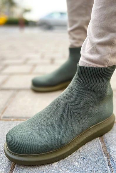 CH207 - TRT Maglieria-T Erkek Ayakkabı HAKI - Resim 2