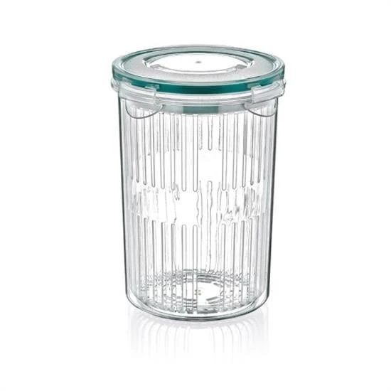 BUFFER® Zeytin Turşu Sebze Yıkama Kutusu Klipsli Kapaklı Saklama Kabı - 2