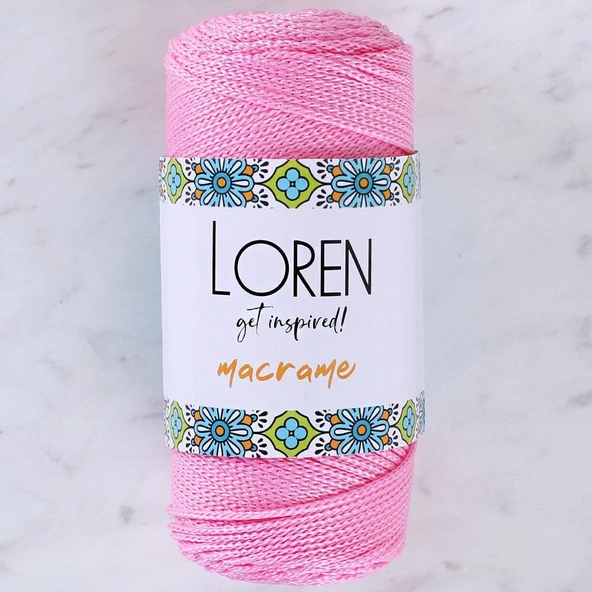Loren Macrame Pembe El Örgü İpi - RM 074 - 34332 ürün görseli 1