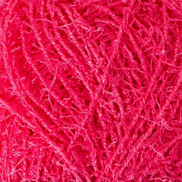 Loren Wash Fuşya El Örgü İpi - R100 - 34024 - 2
