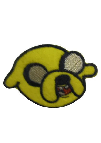 Aplike Ütü İle Yapışan Köpek Yüzü Sarı Arma 6x7 cm ürün görseli 1