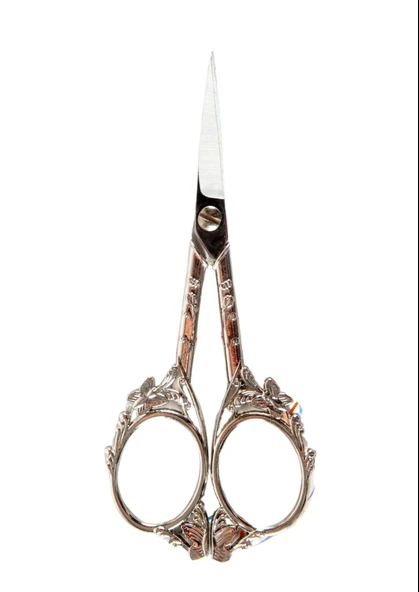 Nakış Makası Gümüş Saplı Dekoratif Makas YBL-115 Model 3