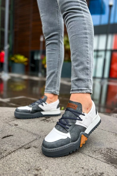 CH067 - GABT Warrem Erkek Ayakkabı ANTRASIT/BYZ(57-10) - Resim 2