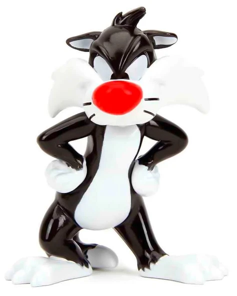 Looney Tunes Metal Tekli Figür Sylvester - Resim 2