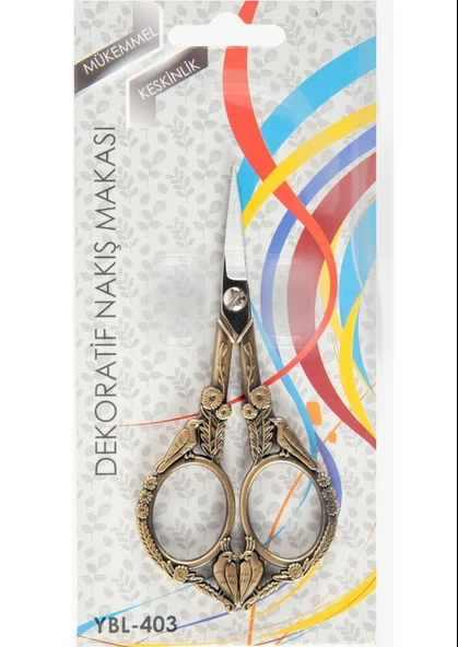 Nakış Makası Dekoratif Eskitme Kuş YBL-403 Model 24