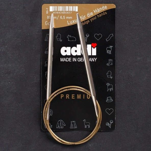 Addi 6,5mm 80cm Klasik Misinalı Şiş- 105-7 ürün görseli 1