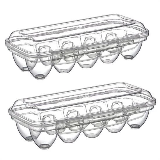 BUFFER® 10 Bölmeli Kilitli Kapaklı Yumurtalık Saklama Kutusu YU110 - 7